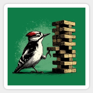 Woodpecker's Jenga Magnet